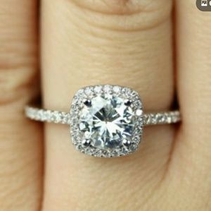 Cubic Zirconia Silver Ring